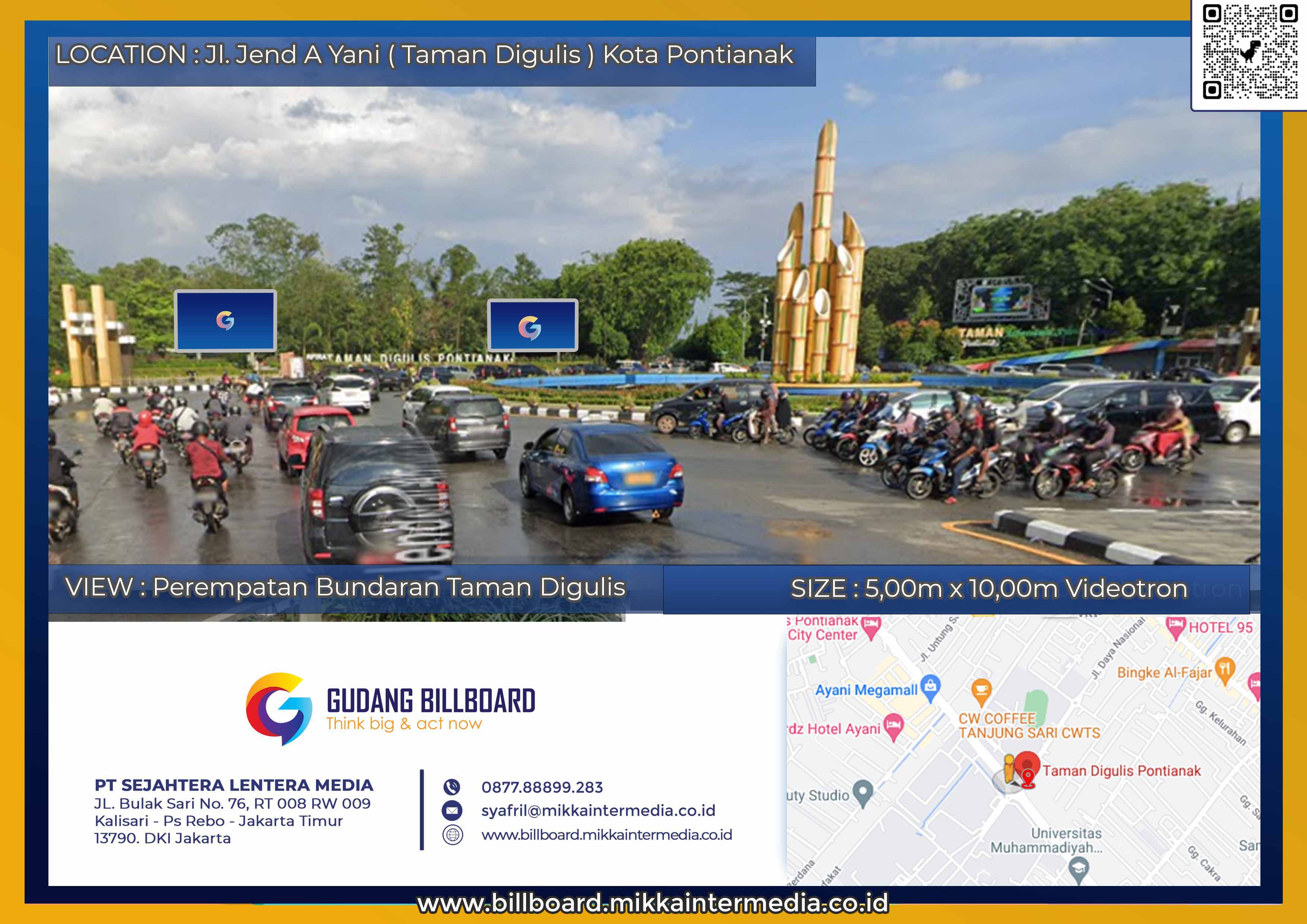 Jend A Yani ( Taman Digulis ) Kota Pontianak
