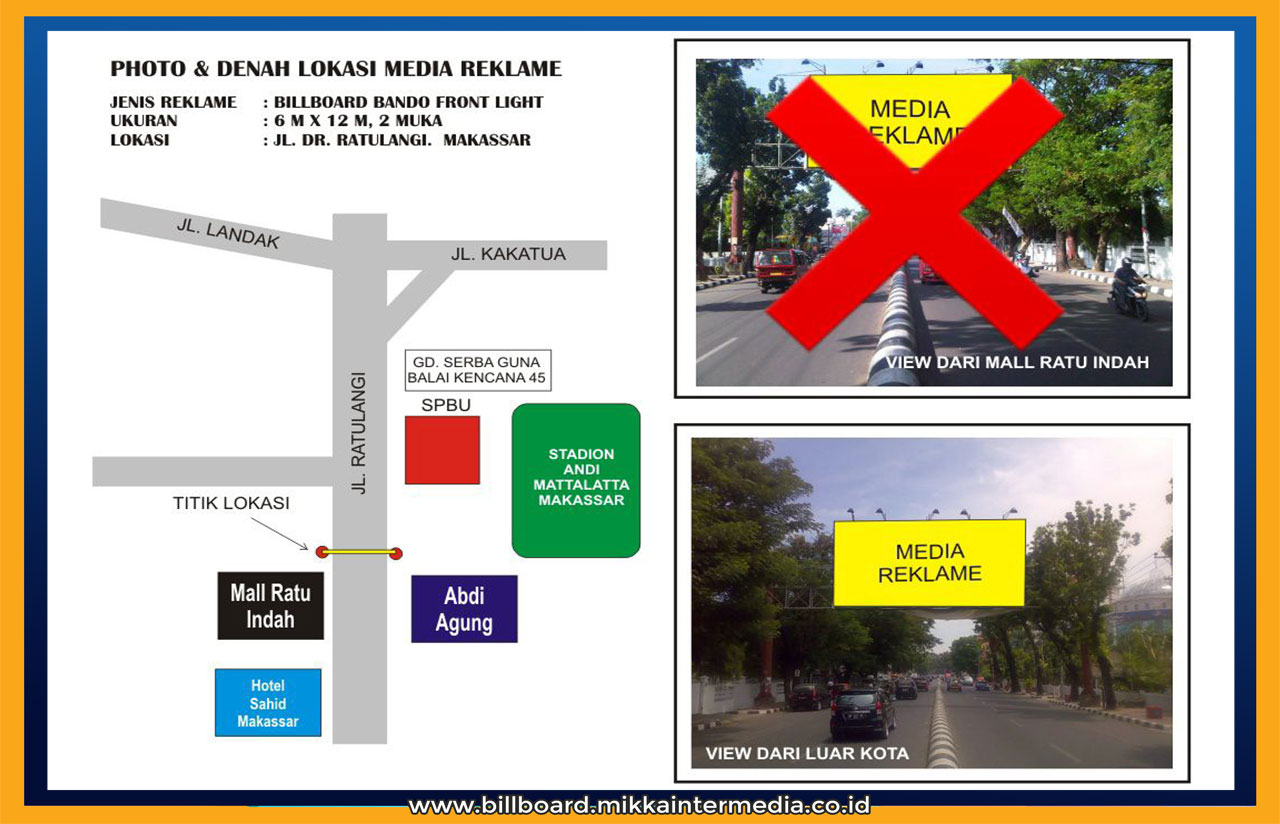 sewa billboard makassar