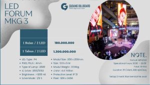 Harga iklan videotron mall