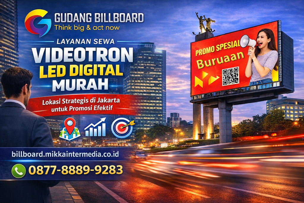 Layanan Sewa Videotron LED Digital Murah
