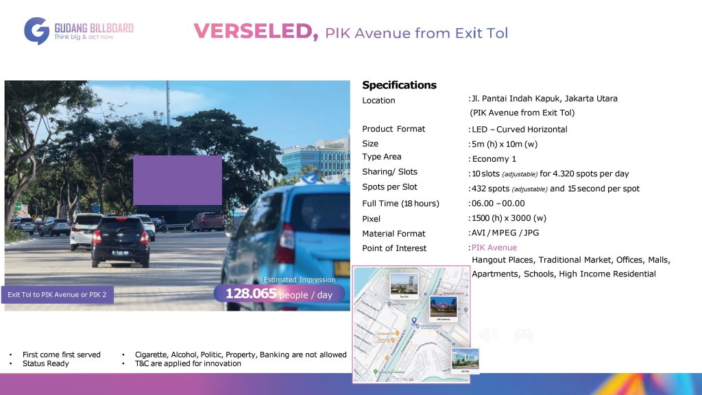 PIK Avenue from Exit Tol